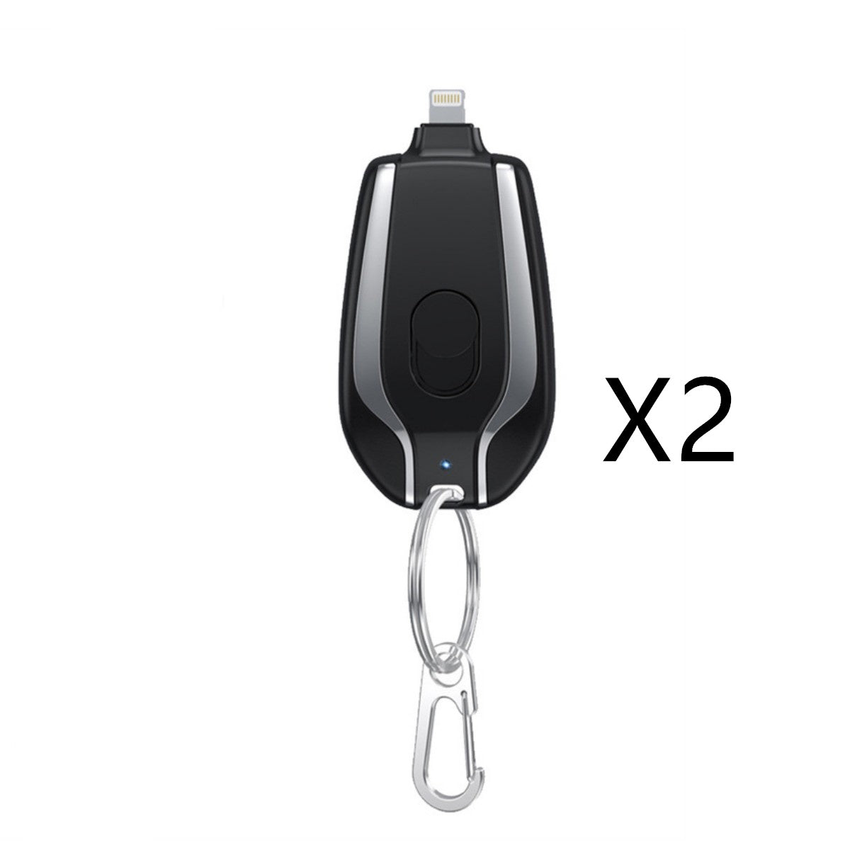 1500mAh Mini Keychain Charger – Ultra-Compact Emergency Power Pod with Fast Charging & Type-C for instant backup power on the go!