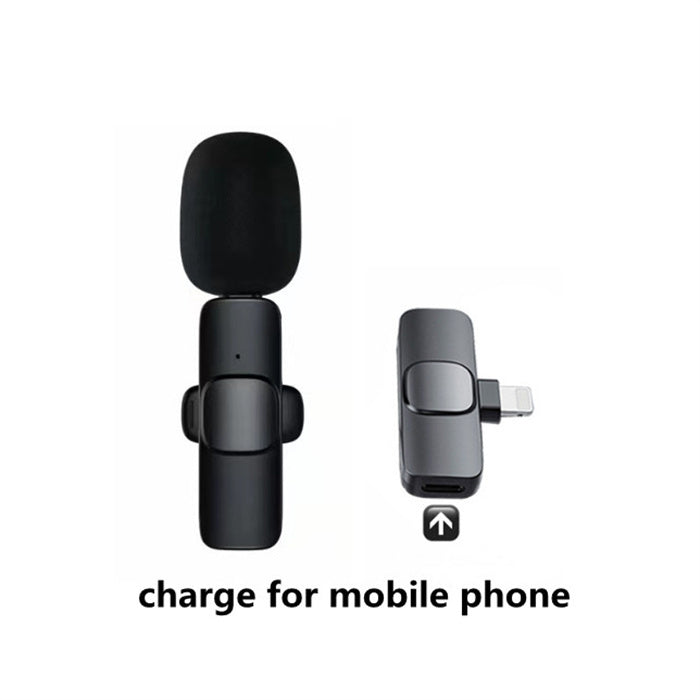 Wireless Lavalier Microphone – Portable Mini Mic for iPhone & Android | Long Battery | Live Streaming & Gaming